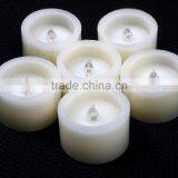 Yellow Amber Flickering Flameless Paraffin Wax Candles With Timer(6 Hours On,18 Hours Off) LED Battery Powered Candles thumbnail-5