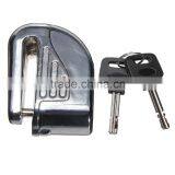 Chorme 6mm Security Motorcycle Motorbike Sturdy Wheel Disc Brake Lock Safety Alarm / Key thumbnail-1