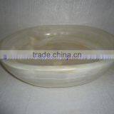 Top Quality PURE WHITE ONYX OVAL SHAPED SINKS AND BASINS thumbnail-5