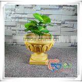 Fiberglass Outdoor Fluted Imitate Natural Stone Planters thumbnail-5