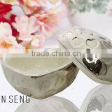 Ceramic Silver Plating Chocolate Box for Wedding Gifts thumbnail-2