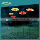 New Design Outdoor Plastic Stakes Solar Flower Solar Garden Decoration Luminaires thumbnail-1