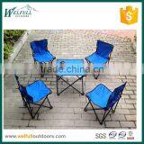 Outdoor Folding Table and Chair Set for Fishing and Camping Picnic thumbnail-4