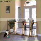 Large Dog Fence Pet Gate in wood and Steel Homex_BSCI Factory