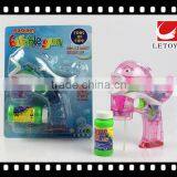 wholesale high quality summer toys plastic LED light bubble gun