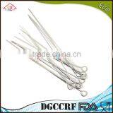 NBRSC Long Flat Metal Chrome Plated BBQ Skewers, Grill / Barbecue Shish Kebab Kabob Skewers thumbnail-4