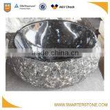 Black Granite With Natural Surface Outside Washbasin Design thumbnail-1