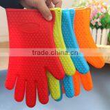 Wholesale Custom Silicone Oven Mitts Heat Resistant Microwave Heated Gloves thumbnail-4