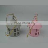 Home Decor Red Iron Lantern Candle Holder thumbnail-1