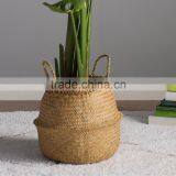 Seagrass Natural Belly Basket Made in Vietnam thumbnail-2