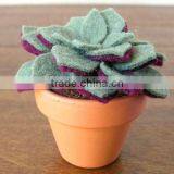 2017 Hight Quality New Products Hot Sale Interior Home Party Decoration Handmade Felt Artificial Flower and Foliages thumbnail-1
