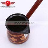 Eco-friendly OEM Enamel Coffee Pot/coffee Jug / Coffee Warmer With Long Handle thumbnail-3