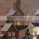 Christmas Village Pop-up Paper Village,church thumbnail-3