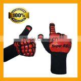 EN407 Certified Outdoor Barbecue Gloves Insulated Heat Resistant Gloves for Food thumbnail-1