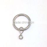 Chrome Plated Metal Window Curtain Rod Ring Loose Eyelet Inside Diameter 35mm thumbnail-1