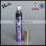 Best Sellers Cosmetic Packaging Purple UV Glass Bottle Roll on 8ml High Quality Silk Screen Printing Roll on Tube Perfume Bottle thumbnail-2