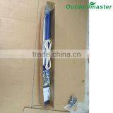 Patio 4x2FT Manual Sun Cover Blue Folding Window Awning thumbnail-6