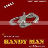 SS450 Stainless Steel 316 Fixed Snap Shackle thumbnail-3