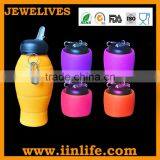 Best Selling Light Weight Low Price Silicone Foldable Water Bottle to the Gym thumbnail-1