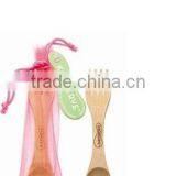 Hot Selling Natural Bamboo Spoon and Fork on One Pcs for Fruit