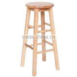 China Factory Wood Bar Stool High Chair Modern Bar Chair thumbnail-1