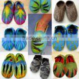 Best Selling Stylish Multi-color Eco-friendly Felt Slippers thumbnail-1