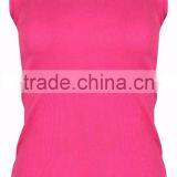 Womens Plain Ribbed Stretch Ladies Sleeveless T-Shirt Vest Tank Top Plus Siz thumbnail-2