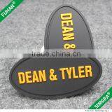 High-end PVC Materials Coining Printing Technic Rubber Patches thumbnail-4