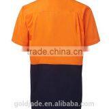 190gsm Double Pre-shrunk Drill Cotton hi Vis Work Shirts thumbnail-4