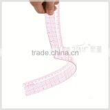 Kearing Flexible L Shaped Ruler 12'' / 26 cm Clear Plastic Garment Design Ruler for Sew Area #5812 thumbnail-1