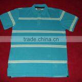 High Quality Mens Yarn Dyed Cotton Polo Shirt thumbnail-1