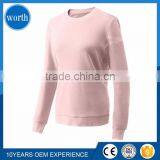 Women Sweatshirt Dropped Shoulder Light Pink Color Fine Fabric thumbnail-1