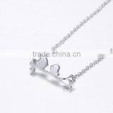 Good Quality Cute Zinc Alloy Pendant Necklace With Couple Birds On Branch thumbnail-2