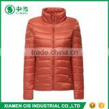 Popular Style Pink Color Women Ultralight Goose Down Jacket for Winter thumbnail-4
