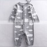 Western Infant Toddler Baby Cotton Knitted Jumper Romper With Hat thumbnail-2
