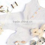 Linen Baby Romper Natural Sleeveless Bodysuit Baby Unisex Vintage Clothes thumbnail-1