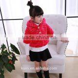 Fashion Princess Overcoat Fur Plush Clothing Child Formal Collocation Cape Autumn and Winter Outerwear Plush Cloak thumbnail-3