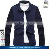 New Arrivel OEM Men Casual Contrast Color Shirt thumbnail-3