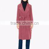 Hot Selling Light Weight Long Sleeve Trench Cost Fashion Faux Cost Women 2016 thumbnail-6
