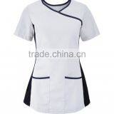 Fashionable 2017 Custom Women's Stretch Scrub Top Medical Nurse Hospital Nursing Uniform Designs thumbnail-5