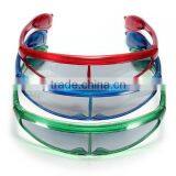 Brand New High Quality Flashing LED Space Light Up Sun Glasses Glow Rave Party Club Disco Gift Toy Blue thumbnail-5