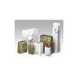 Transfer Printing White Paper Custom Printed Gift Bags for Shopping With Transfer Printing