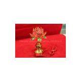 Bronze Lucky Lotus Lamp Light (product is a Pair) thumbnail-2