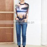 Promotional High Quality Women Sublimation Tshirt Wholesale Customized Tshirts thumbnail-2