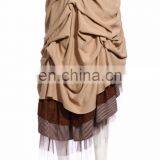Steampunk Long Asymetrical Style Layered Skirt thumbnail-2