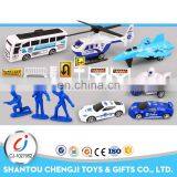 Best Gift Police Mini Bus Diecast Ford Toy Car Model