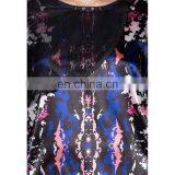 Layered Digital Print Ladies Top Fashion Design Long Sleeve Women Shirts and Tops thumbnail-6