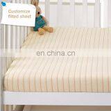 Tex-cel OEM 100% Cotton Jersey Fabric Printing Waterproof Crib Fitted Baby Bed Sheet thumbnail-6