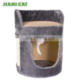 Grey Cat Shaped Artificial Scratcher House Toy thumbnail-1