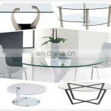 Clear Tempered Glass Table Top Round Shape Glass Table Top Factory Price thumbnail-6